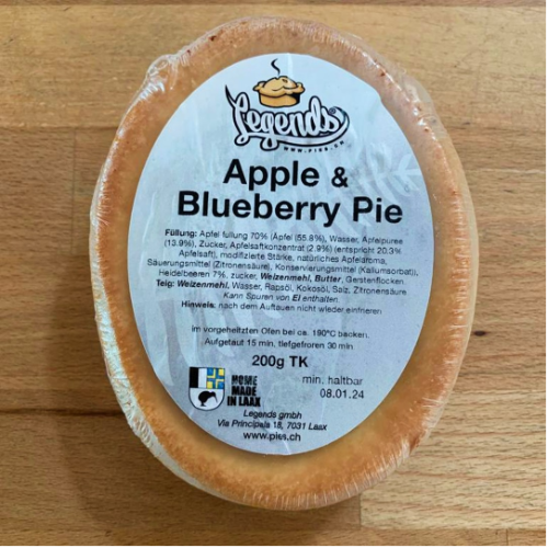 Apple & Blueberry Pie