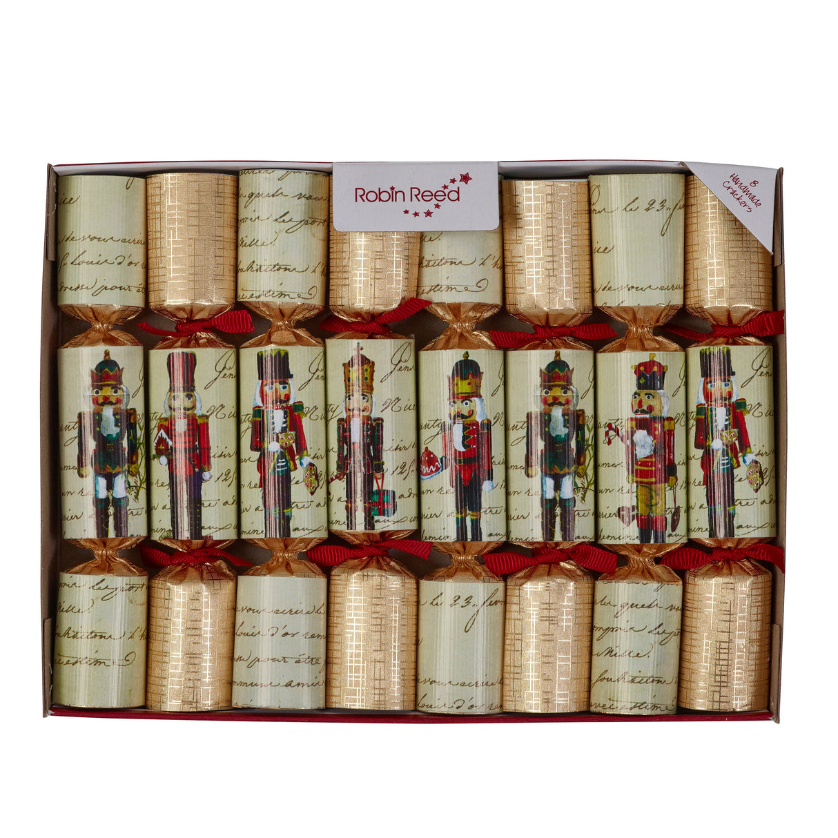 Robin Reed 8 x \"Nutcracker\" Mini Christmas Crackers (12507)