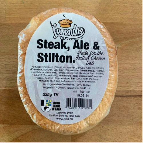 Stilton, Steak & Ale Pie
