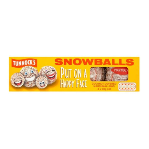 Tunnocks Coconut Snowballs 4 x 30G