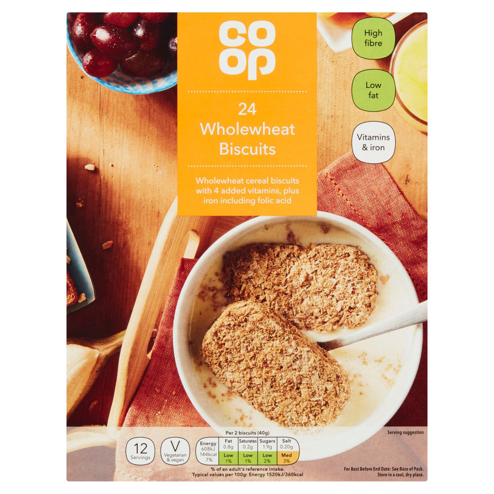 Co-op Wholewheat Biscuits 24's