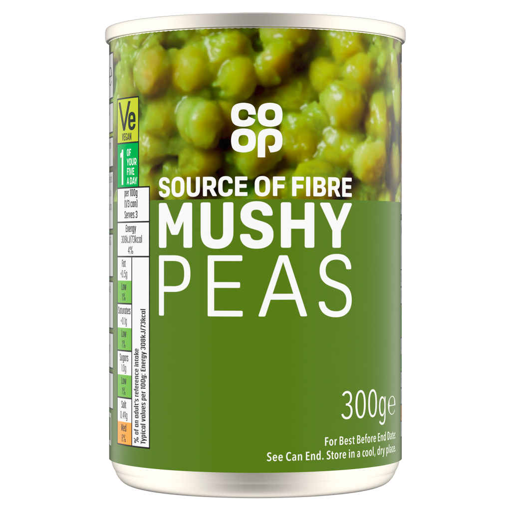 Co-op Mushy Processed Peas 300g
