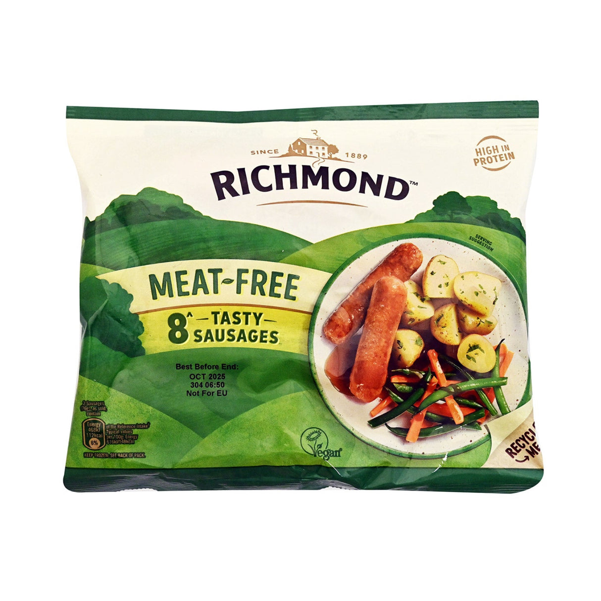 Richmond Meat Free Sausages 304g (Dispatched Frozen)