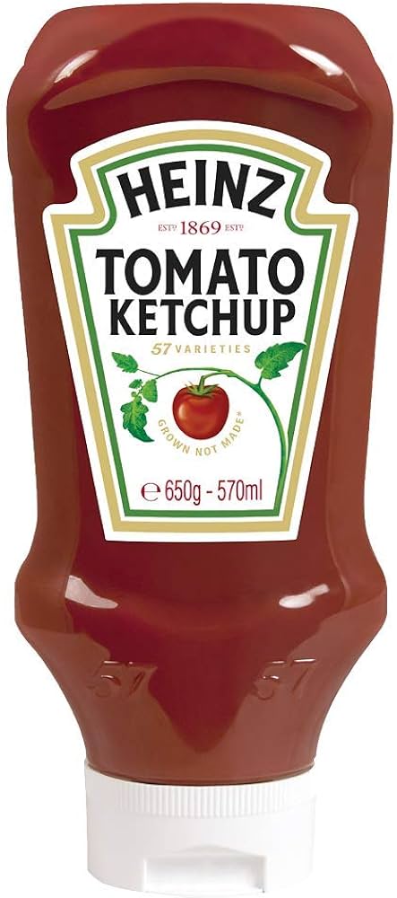 Heinz Tomato Ketchup Top Down 570ml