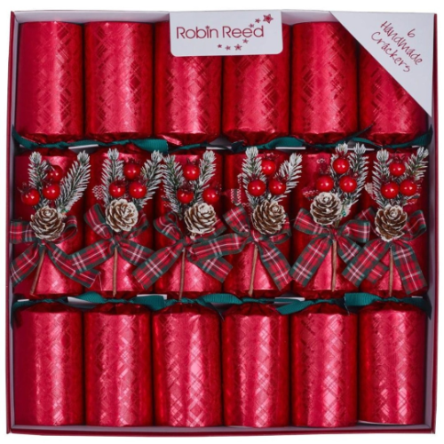 Robin Reed \"Glencoe\" 6 x 12\" Christmas Crackers (6604)