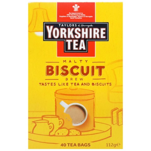Yorkshire Tea Malty Biscuit Brew 40 Bags