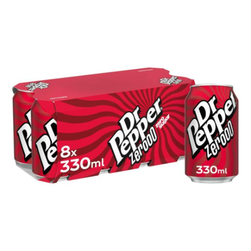 Dr Pepper Zero 8 x 330ml