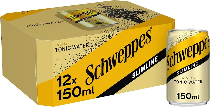 Schweppes Tonic Water Mini Can 12x150ml