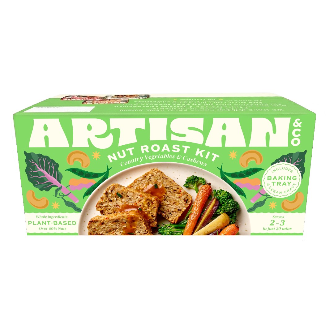 Artisan & Co Nut Roast Kit Country Veg & Cashew Nut Roast 212g