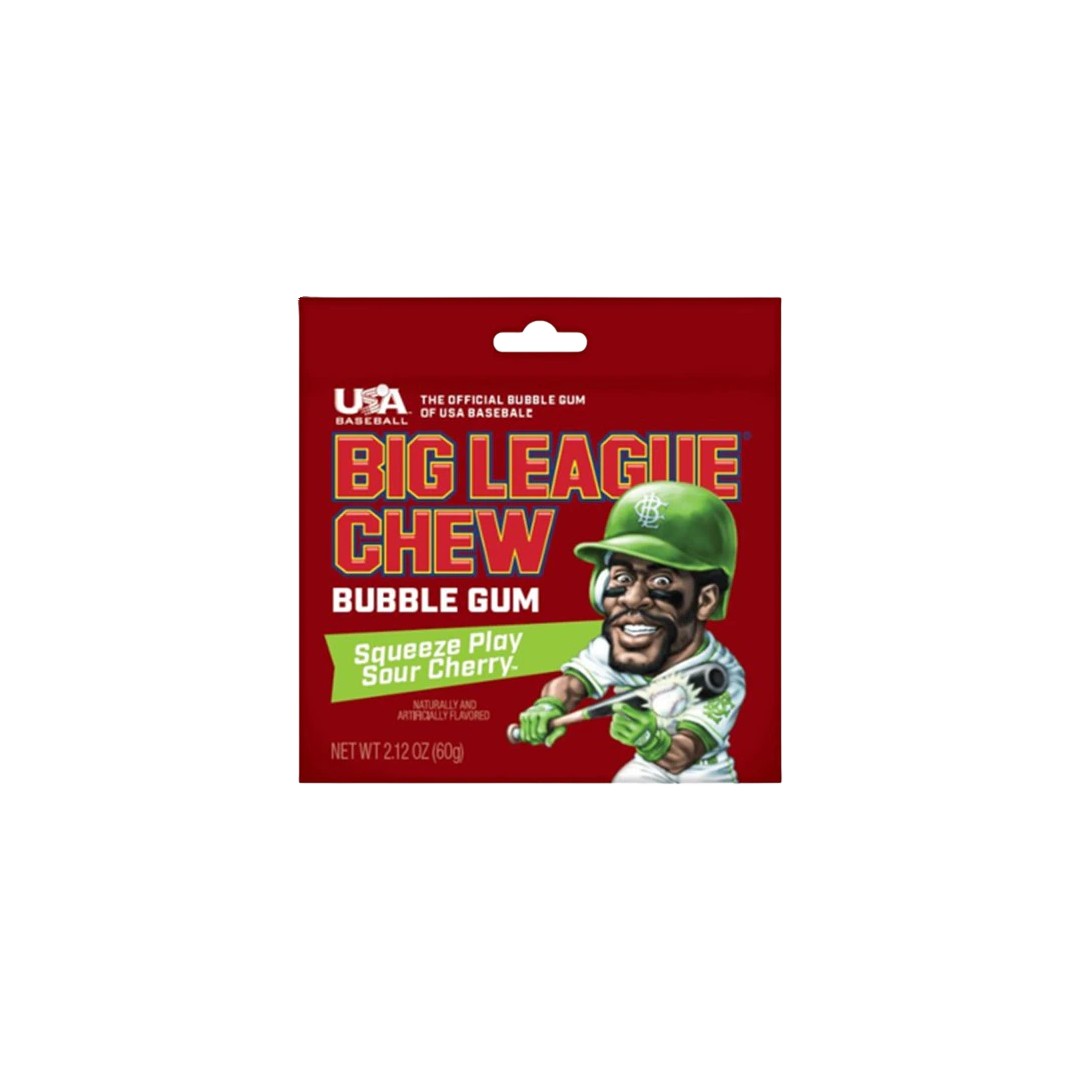 Big League Chew Sour Cherry Pouch 60g