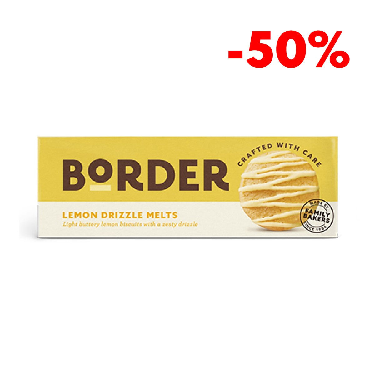 Border Lemon Drizzle Melts 150g