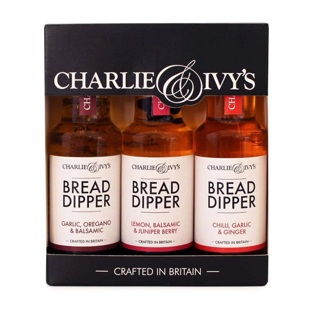 Charlie & Ivy's Mini Bread Dipper 3 Bottle Gift Box 300ml