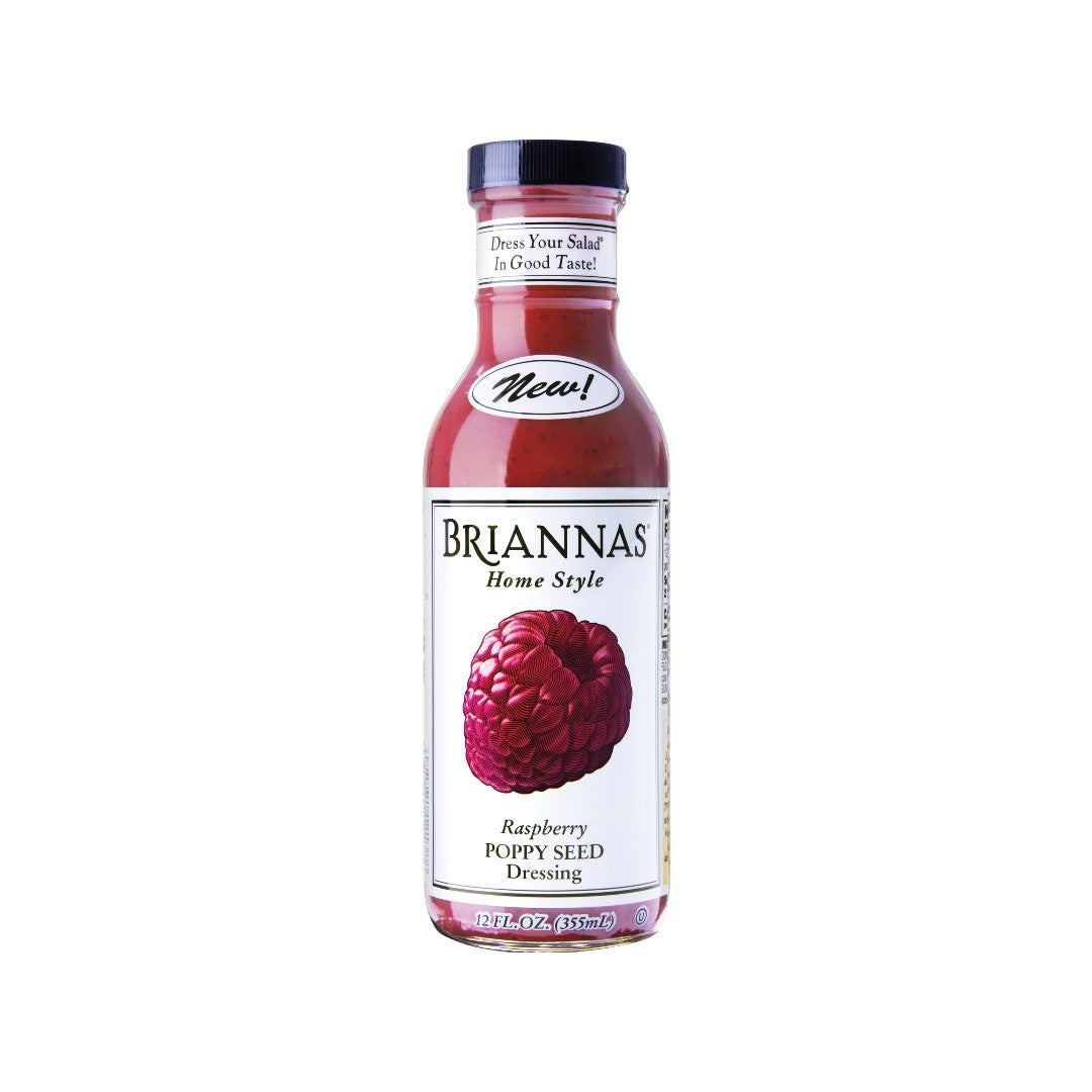 Briannas Raspberry Poppy Seed Dressing 340ml