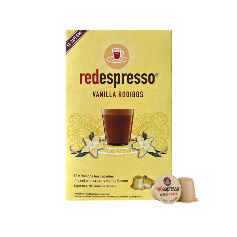 Red Espresso Rooibos Vanilla Nespresso Capsules x 10