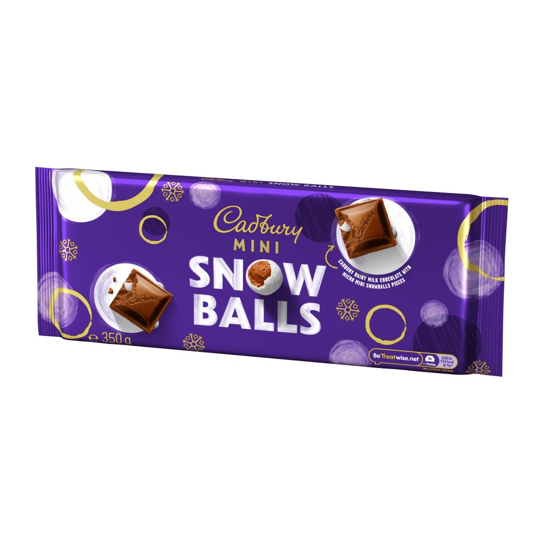 Cadbury Dairy Milk Snowballs Block 350g
