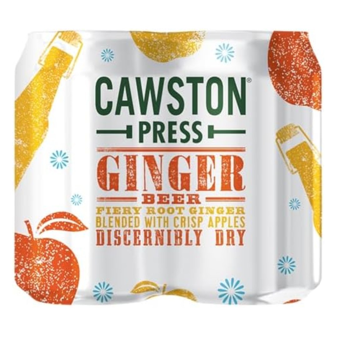 Cawston Press Sparkling Ginger Beer 4 x 330ml