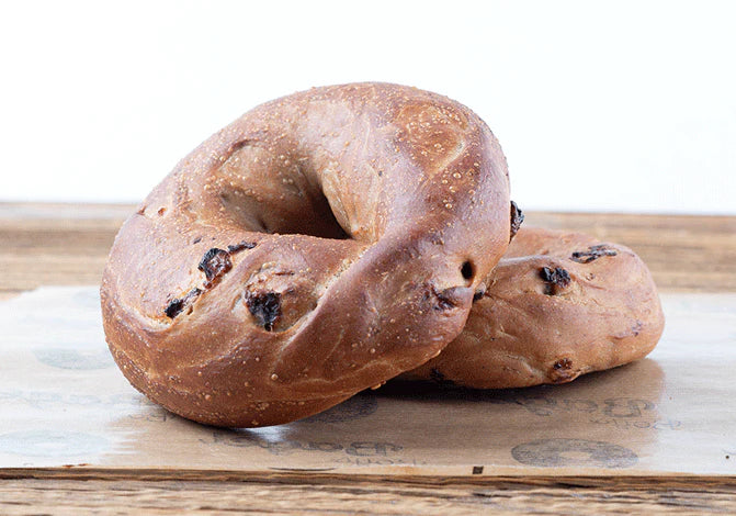 Cinnamon & Raisin Bagels x 3