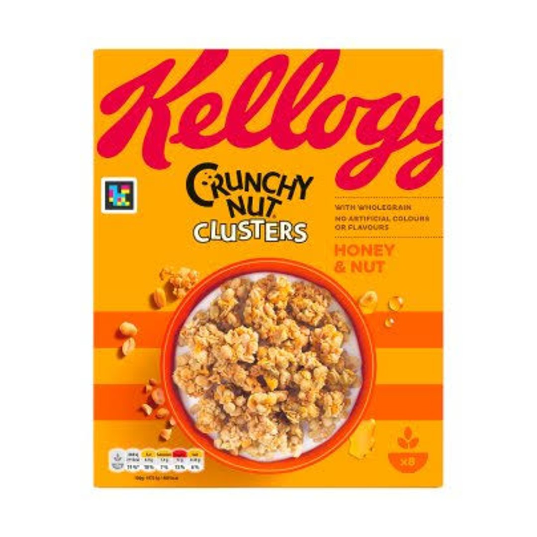Kelloggs Crunchy Nut Clusters Honey 400g