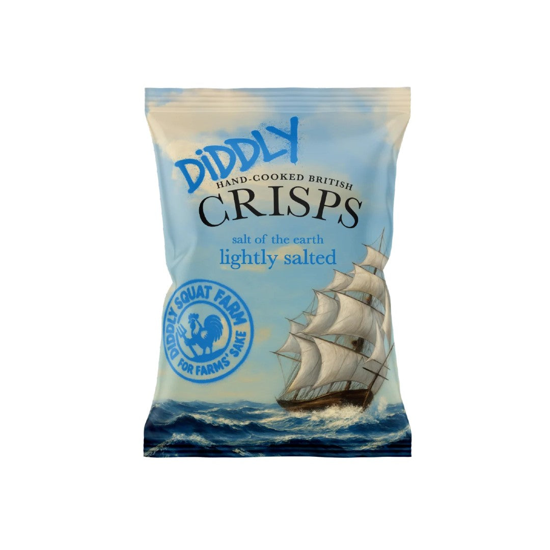 Diddly Squat Farm Lightly Salted Hand-Cooked British Crisps 40g
