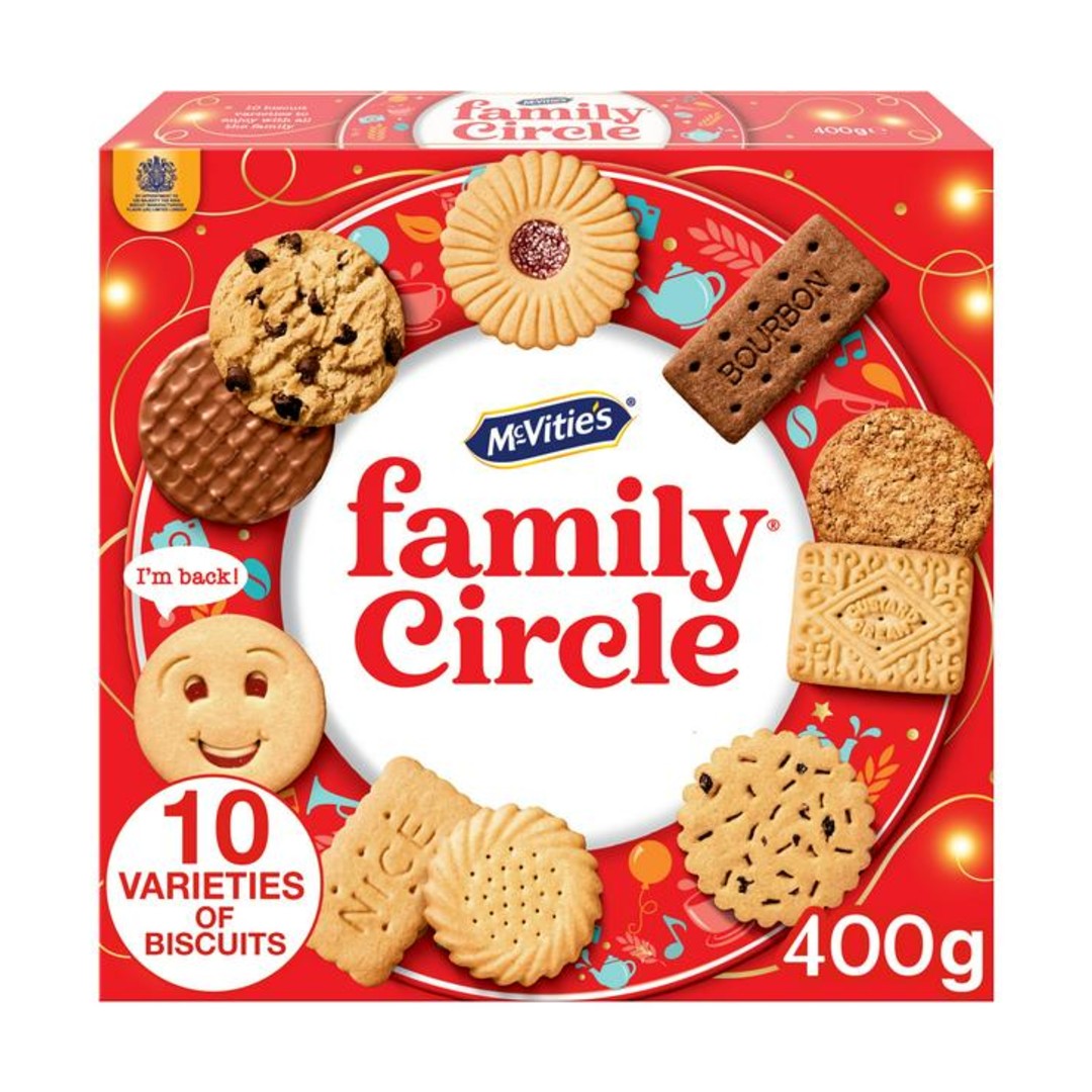Mcvities Family Circle Biscuit Selection 400g