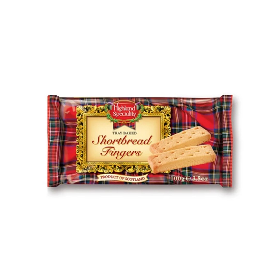 Highland Speciality Tray Baked Shortbread Fingers 100g