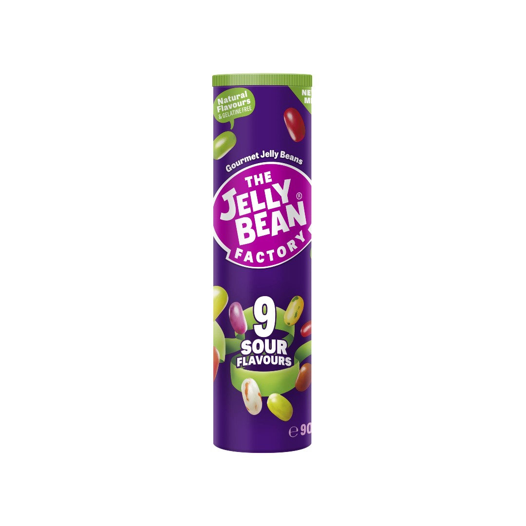 The Jelly Bean Factory 9 Sour Flavours Gourmet Jelly Beans 90g