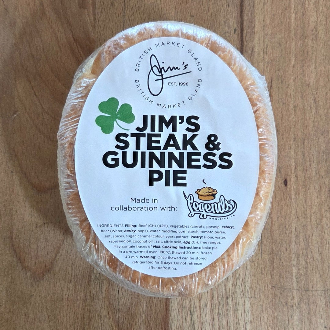 Jim's x Legends Steak & Guinness Pie