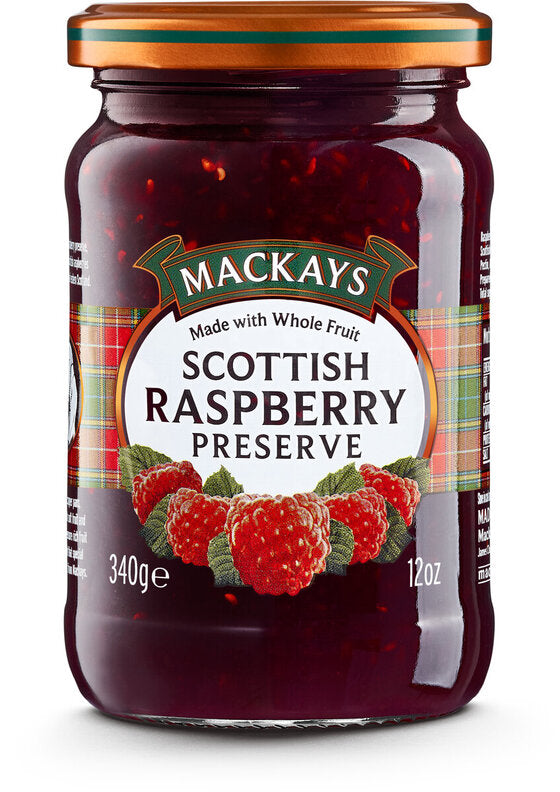 Mackays Scottish Raspberry Preserve 340g