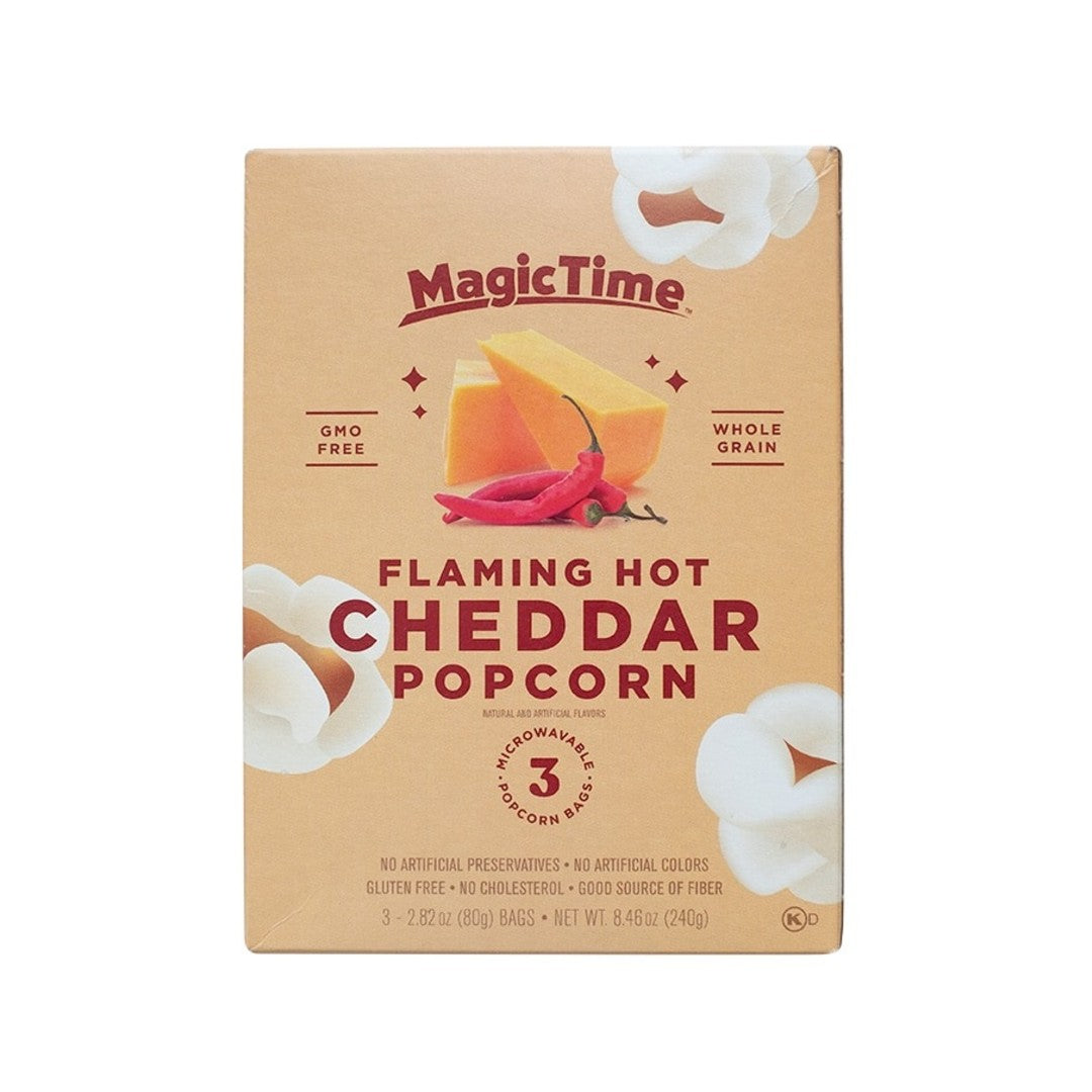 Magic Time Flaming Hot Cheddar Popcorn 240g