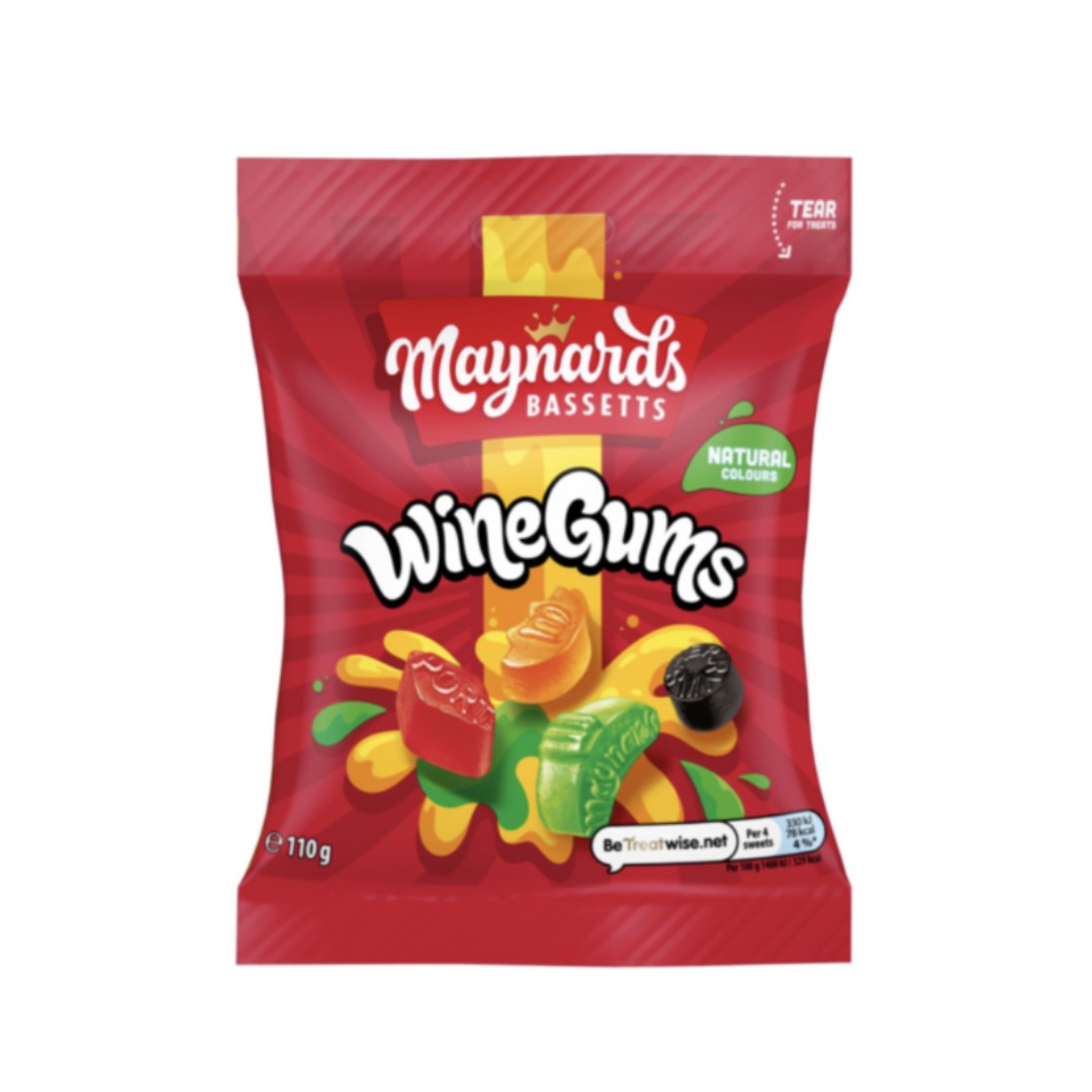 Maynards Bassetts Wine Gums 110g
