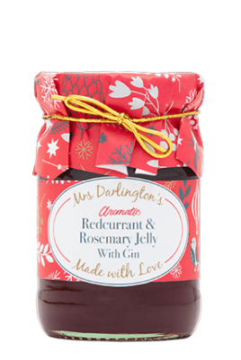 Mrs D Redcurrant & Rosemary Jelly with Gin 212g