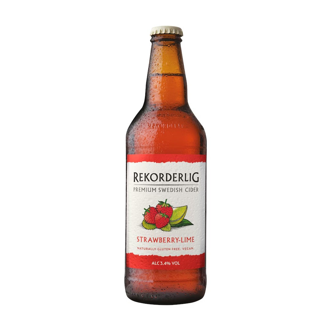 Rekorderlig Strawberry & Lime Cider 3.4% 500Ml