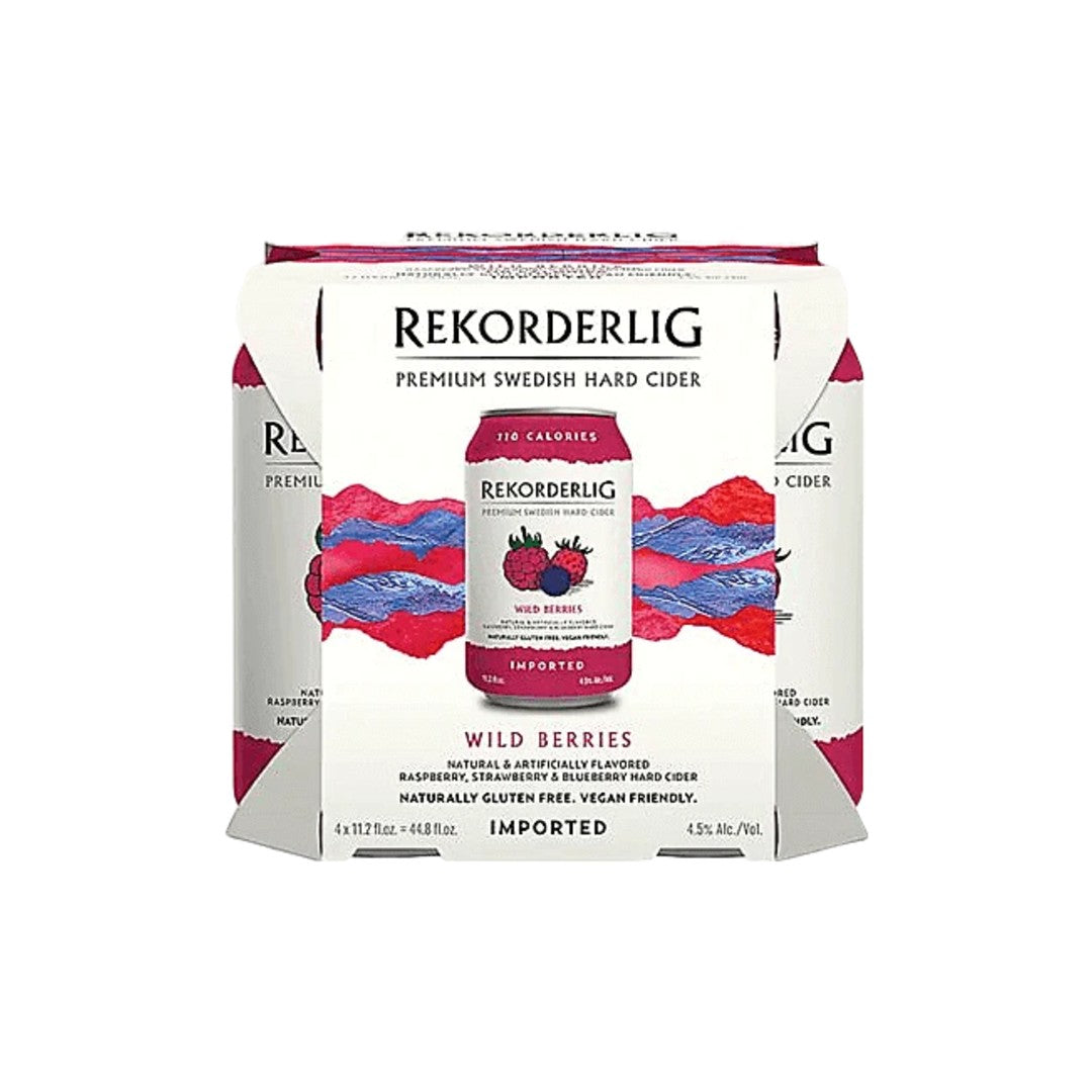 Rekorderlig Wild Berries Cider 3.4% 4 x 330ml cans