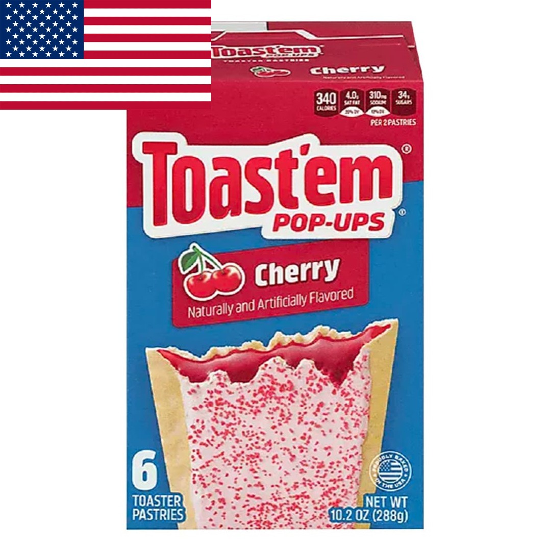 Toast’em Pop-Ups Cherry x 6 (288g)