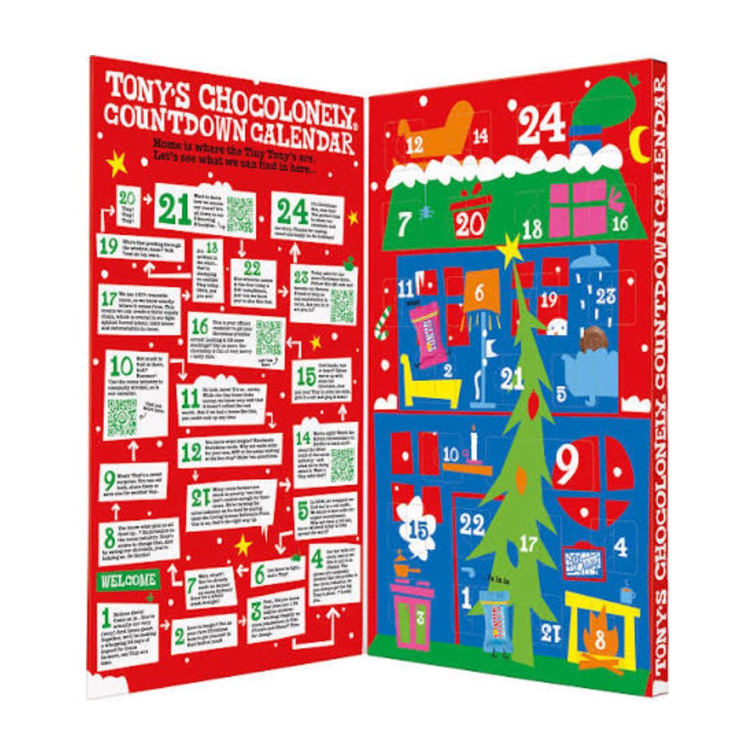 Tony's Chocolonely Countdown Calendar 225g