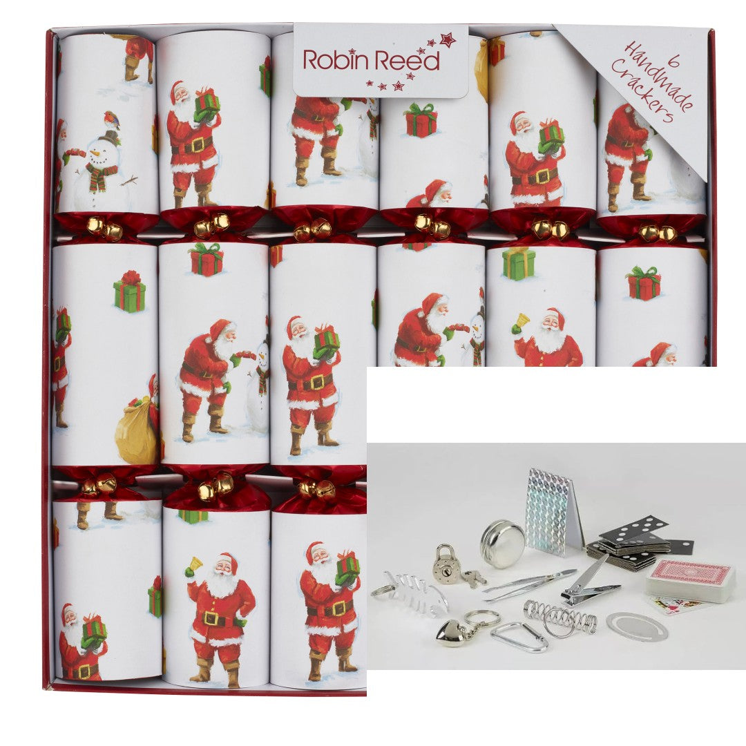 Robin Reed \"Santa\" 6 x 12\" Traditional Xmas Crackers