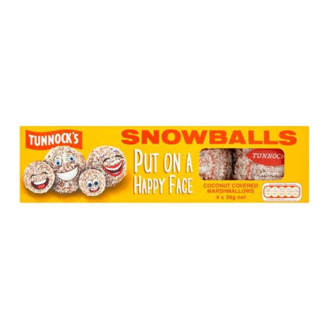 Tunnocks Coconut Snowballs 4 x 30G