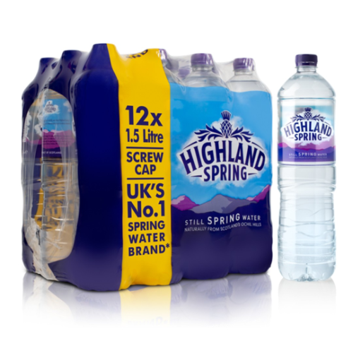 Highland Spring Still Water PET 1.5L x 12