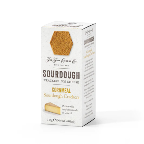 Fine Cheese Co Cornmeal Sourdough Crackers 115g