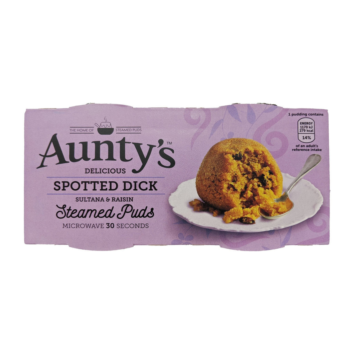 Aunty's Spotted Dick Pudding 2x95g