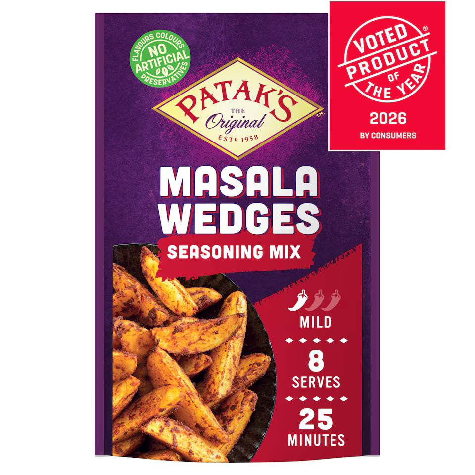 Pataks Masala Wedges Seasoning Mix 25g