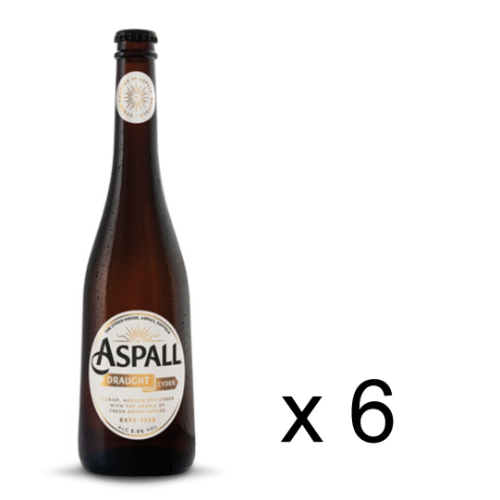 Aspall Draught Cider 5.5% 6 x 500ml bottles