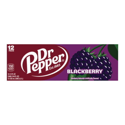 Dr Pepper Blackberry 12 x 355ml