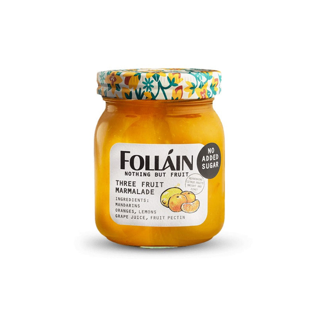 Folláin Three Fruit Marmalade 340g