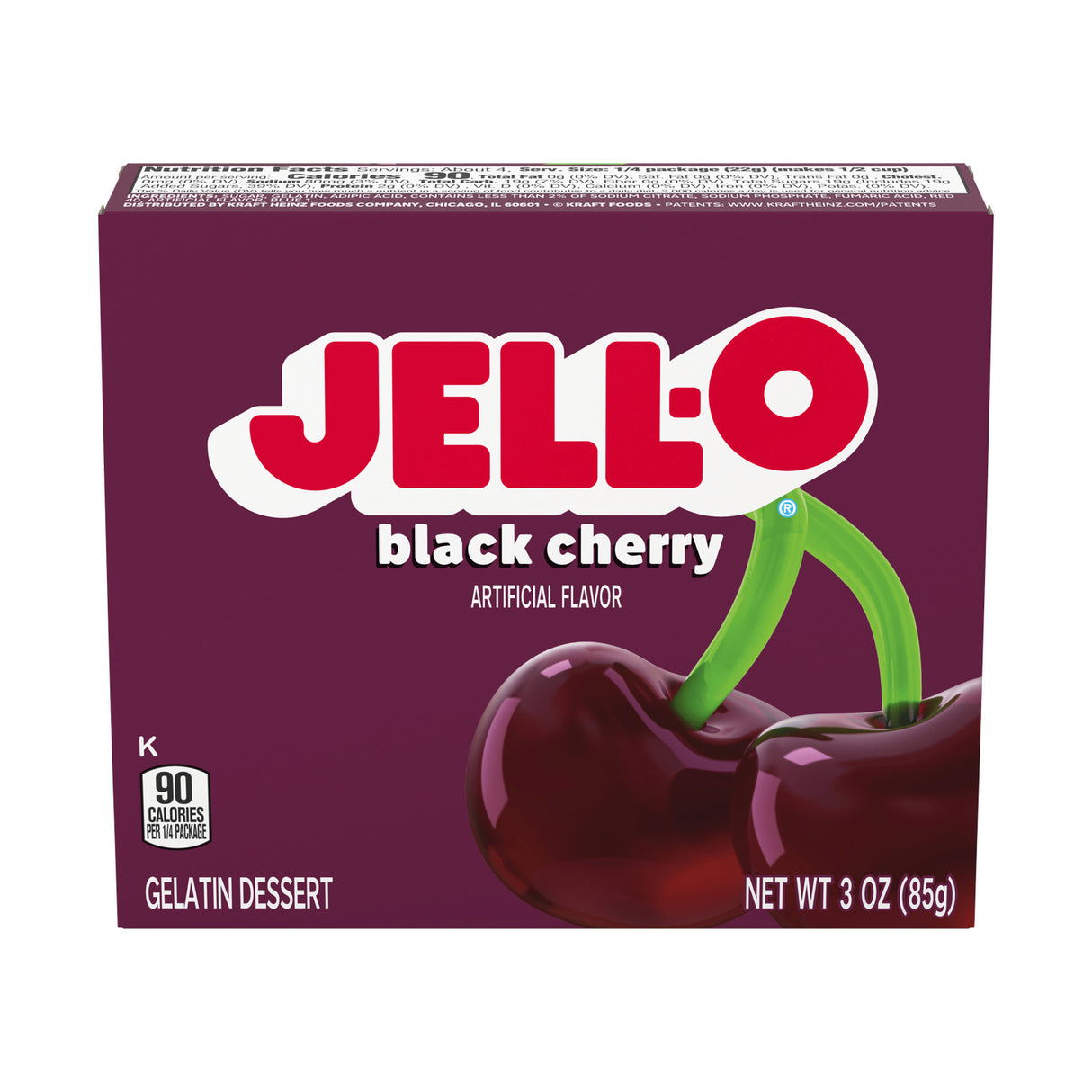 Jell-O Black Cherry 85g