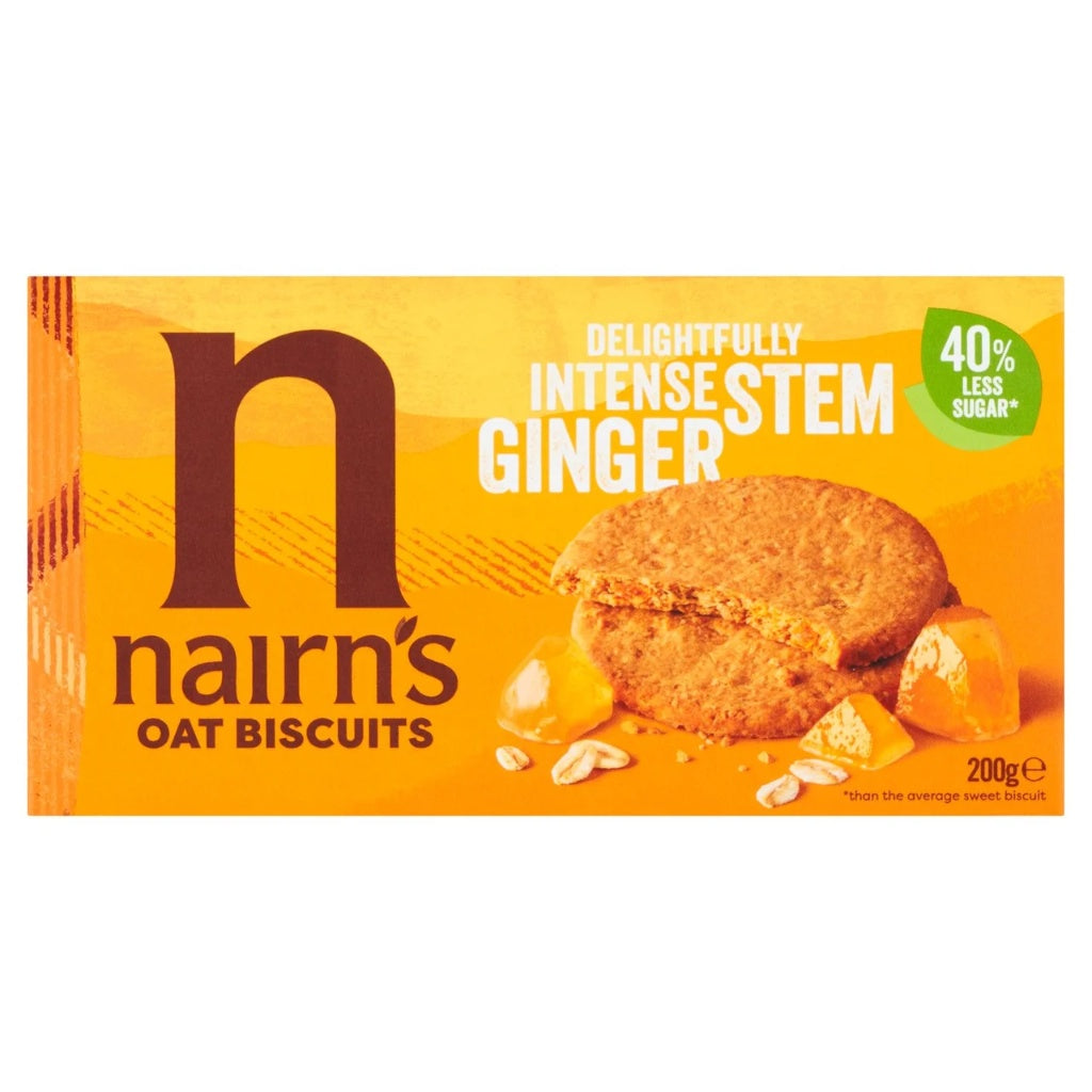 Nairns Stem Ginger Oat Biscuits 200g