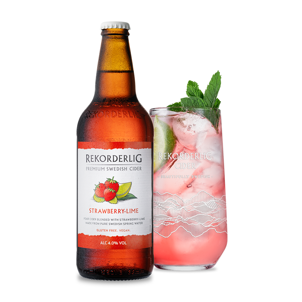 Rekorderlig Strawberry & Lime- 3.4% 500Ml