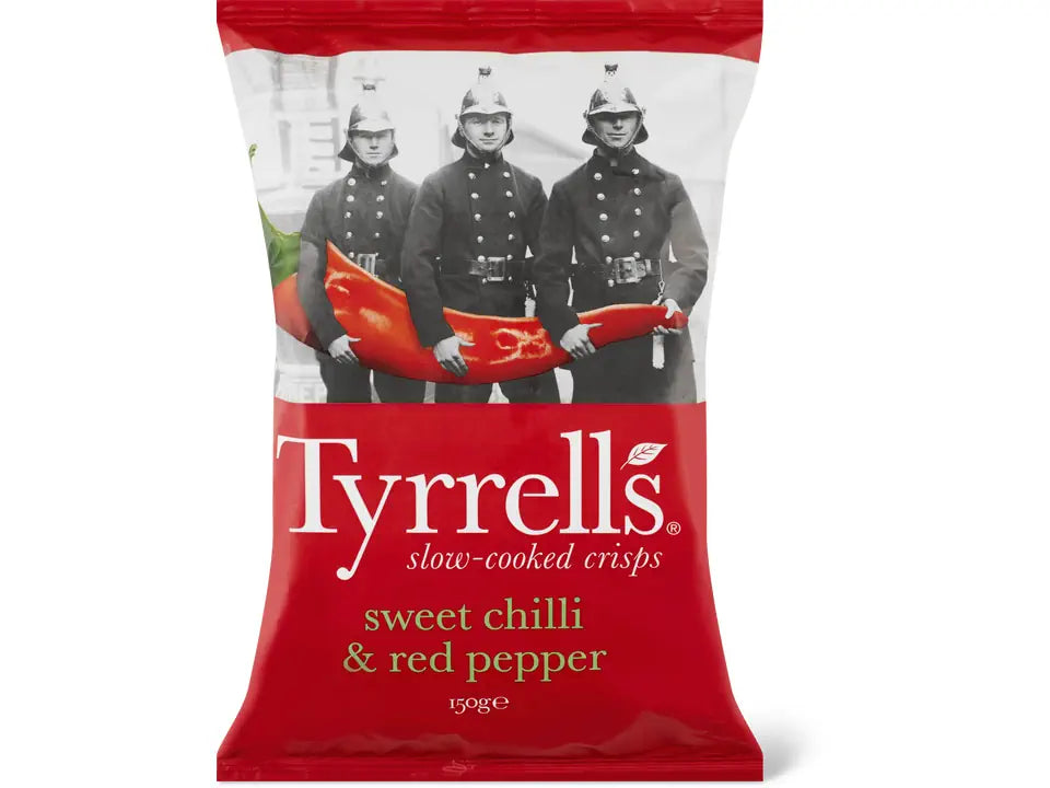 Tyrrells Sweet Chilli & Red Pepper Crisps 150g
