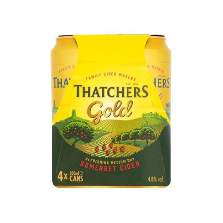 Thatchers Gold 4 x 440ml 4.8%
