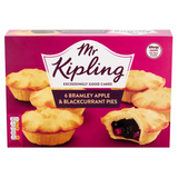 Mr Kipling 6 Bramley Apple & Blackcurrant Pies
